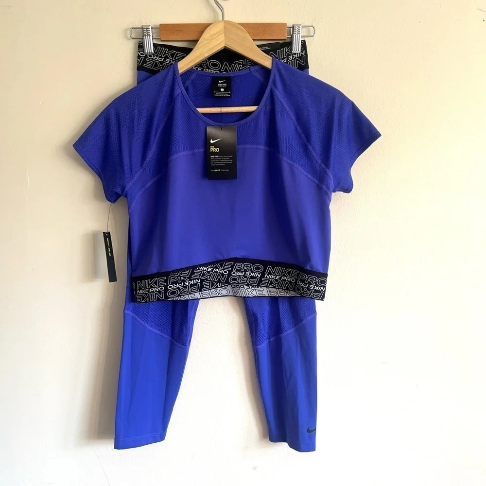 NWT Nike Pro Dri-Fit Crop Top size L